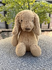 Jellycat Small Bashful Toffee Puppy Dog Plush 8" Tan Brown Soft Toy CUTE