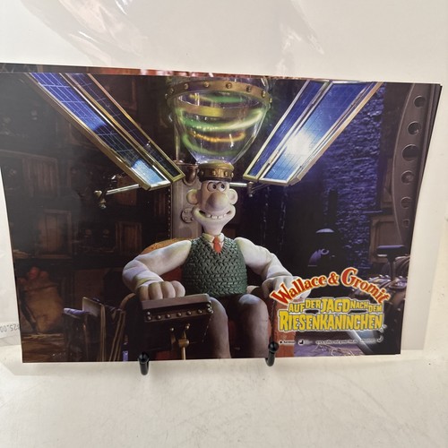 Wallace & Gromit in The Curse of the Were-Rabbit 8.5x 11 Lobby Cards (4) German - Picture 3 of 5