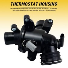 Coolant Thermostat W/ Housing Sensor For Mercedes C Class W204 W205 E Class W212