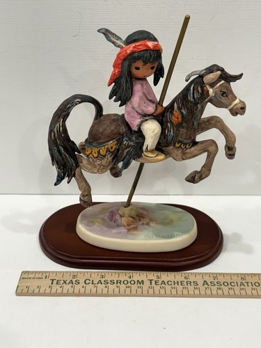 Goebel The Children Of DeGrazia Merry Little Indian 10th Annv Ltd W Ornament VTG - Picture 8 of 23