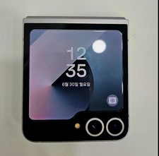 Samsung Galaxy Z Flip6 - 256 GB - Silver Shadow (Unlocked). USED. Made in Korea