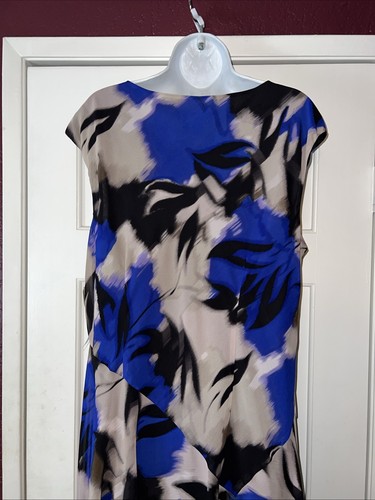 Adrianna Papell Dress 16 Sleeveless Hi-Low Lined - Picture 8 of 10