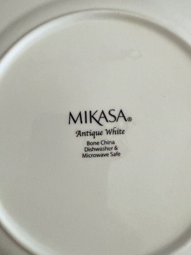 5 MIKASA Antique White Bone China 8 1/2" Salad Plates - Picture 5 of 5