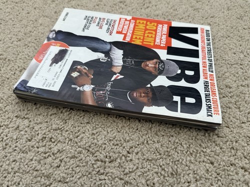 Vibe Magazine 2002 Lot Of 3 Hip Hop Magazines 50 cent Eminem Dinero - Picture 4 of 4