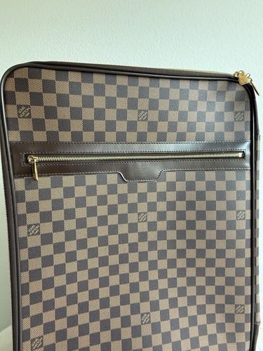 LOUIS VUITTON Pégase 55 Wheeled Suitcase Damier Ebene Canvas Leather Brown - Picture 5 of 24