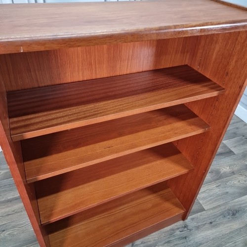 Retro Vintage Teak Wooden Bookcase Book Shelf / Shelves Shelving - Mid Century - Picture 23 of 24