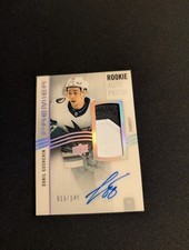 2023-24 Upper Deck Premier Danil Gushchin Rookie Auto Patch /249 #AR-DG Sharks