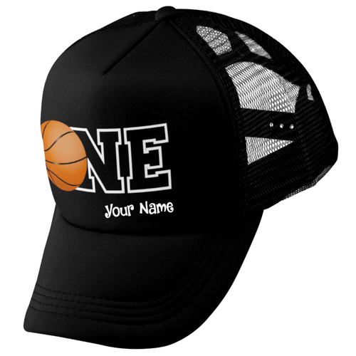 The Big One Basketball baby toddler tshirt First year Birthday Personalized - Picture 3 of 5