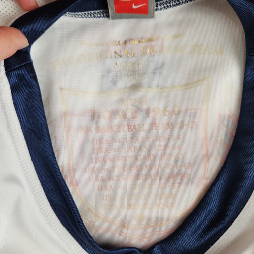 Lebron James 6 Jersey Mens XL White Nike Team USA Basketball Olympic Edition - Picture 14 of 17