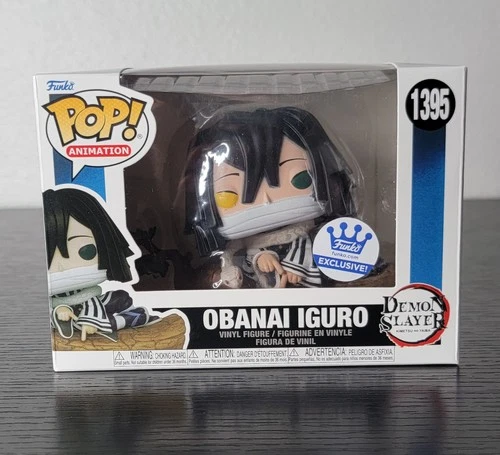 🔥Funko Pop! Demon Slayer: Obanai Iguro #1395 Rare Funko Shop Exc. W/Protector🔥