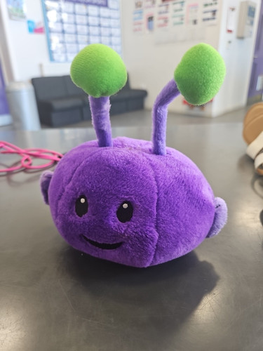 Ribena GIGGLEBERRY Schwarze Johannisbeere Kürbis Getränk Kichern Lachen Weich Plüschtier