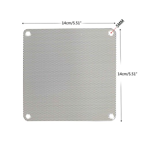 5PCS 80mm 90mm 120mm 140mm Cuttable PVC PC Fan Dust Filter Dustproof for Case Co - Afbeelding 7 van 10