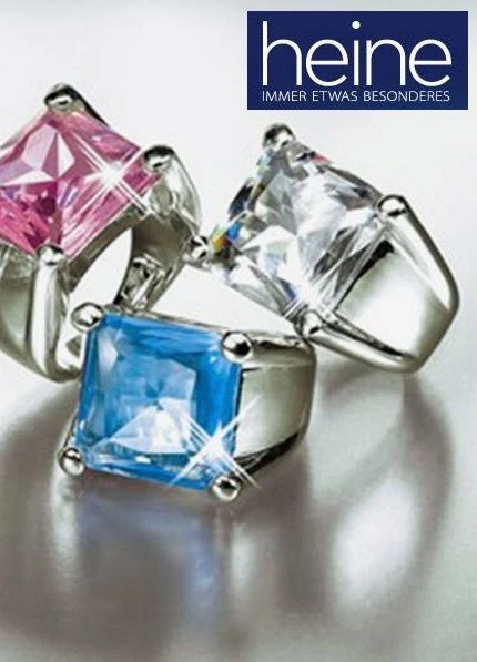 NEU 1,6cm BREIT RING 925er-STERLING SILBER Ø ca. 19 cm HEINE blau silber *002793