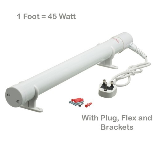 Electric Tube Heater for Greenhouse with mounting Bracket 1ft, 2ft, 3ft, 4ft - Picture 4 of 8