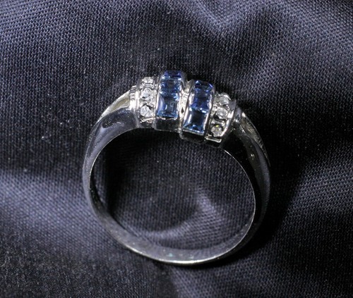 SAPPHIRE RING / Sterling Silver - Picture 4 of 5