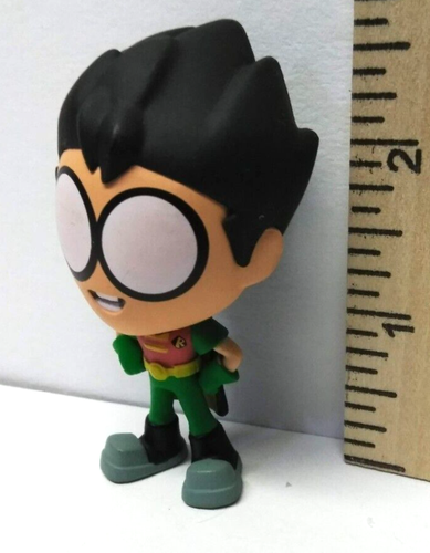 Figura de acción de juguete coleccionable de vinilo Robin Funko Mystery Minis Teen Titans GO - Imagen 3 de 5