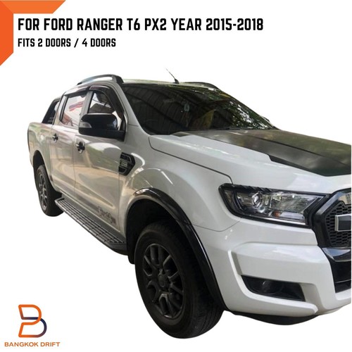 18G SILVER 3" SLIM FENDER FLARES ARCH FOR FORD RANGER UTE PX MK2 2015-2018 - Picture 7 of 9
