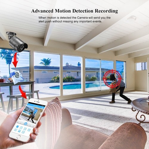 4K IP Kamera 8MP Kamera Bewegungserkennung CCTV Video Sicherheit Überwachung POE - Bild 8 von 19