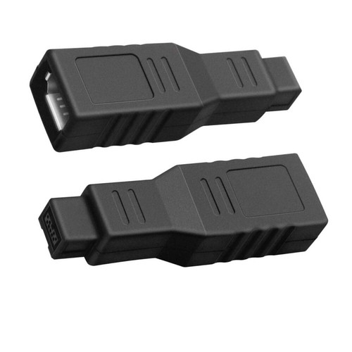IEEE FireWire 1394 A 400 6Pin Female To 1394B 800 9Pin Male Adapter Connector - Picture 3 of 5