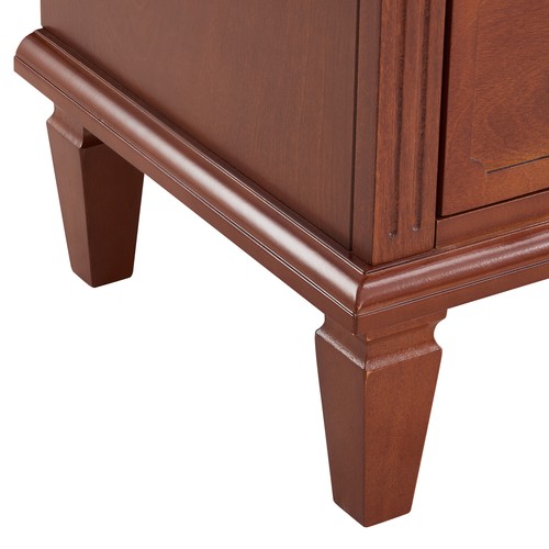 NEW Open Space and 2 Drawers Dresser Nightstand with Charging Station,Farmhouse - Picture 15 of 20