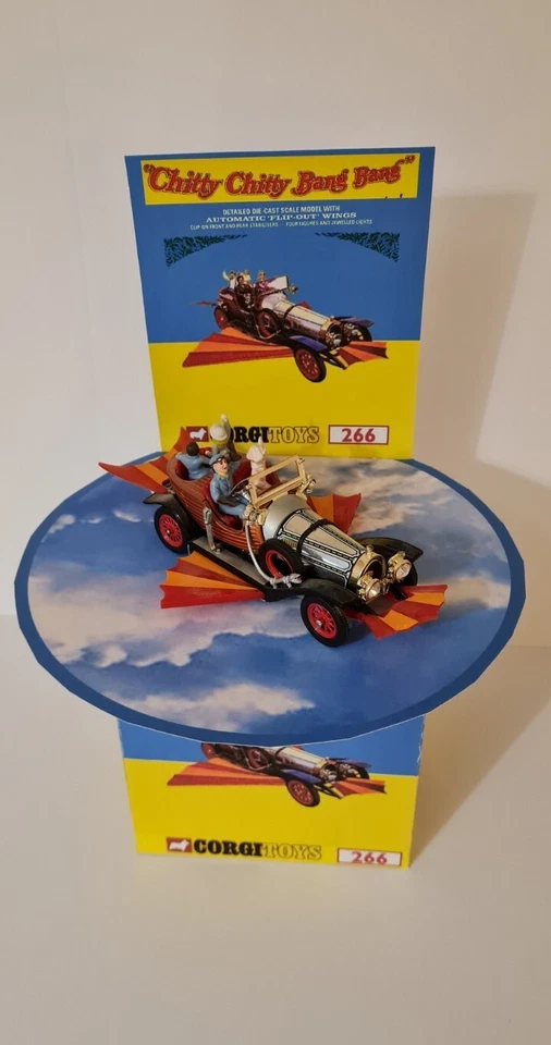 CORGI 266 CHITTY CHITTY BANG BANG  DISC STAND  ( MODEL CAR NOT INCLUDED ) .. - Image 2 of 4