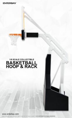 スポーツ enterbay 1/9SCALE BASKETBALL HOOP&RACK NBA - Basketball Hoop & Rack 1/9th Scale Enterbay Accessory