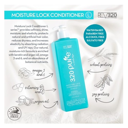 320PURE MOISTURE LOCK CONDITIONER® 16 oz (L-Series) - Picture 2 of 2