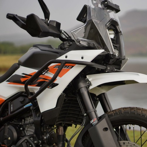 Upper & Lower Crash Guard (Matt Black) Fit for KTM 390 ADVENTURE X (2025) - Picture 8 of 12