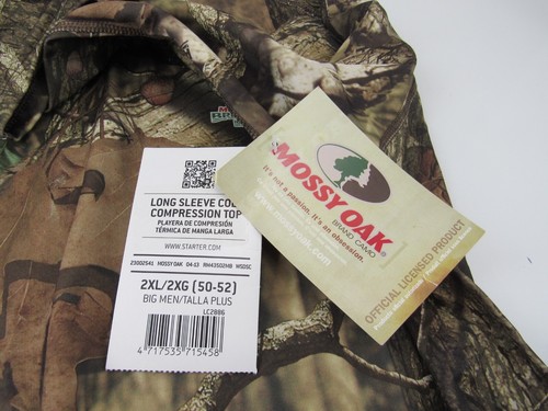 Starter Mossy Oak Break-Up Infinity Long Sleeve Cold Compression Top 2XL New - Picture 12 of 12