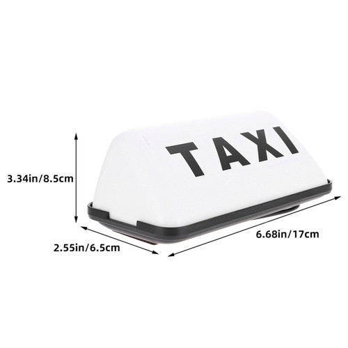 Taxi Sign Light, Roof Top Illuminated Sign 12V LED Taxi Roof Light Sign - Picture 6 of 12