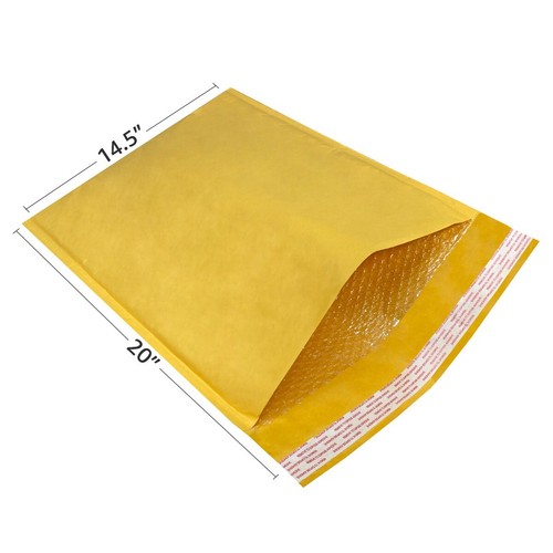 UOFFICE 800 Buste Imbottite Autosigillanti Bolle Kraft 14,25x20" - #7 - Foto 2 di 10