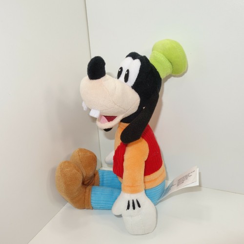 Goofy Dog Plush 10" Stuffy Original Disney Tag Colorful Clothes Green Hat - Picture 2 of 8