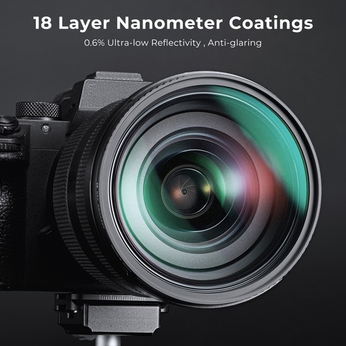 K&F Concept Black Diffusion Mist 1/8 Lens Filter NANO-K 18 Multi-Layer Coatings - Picture 38 of 120