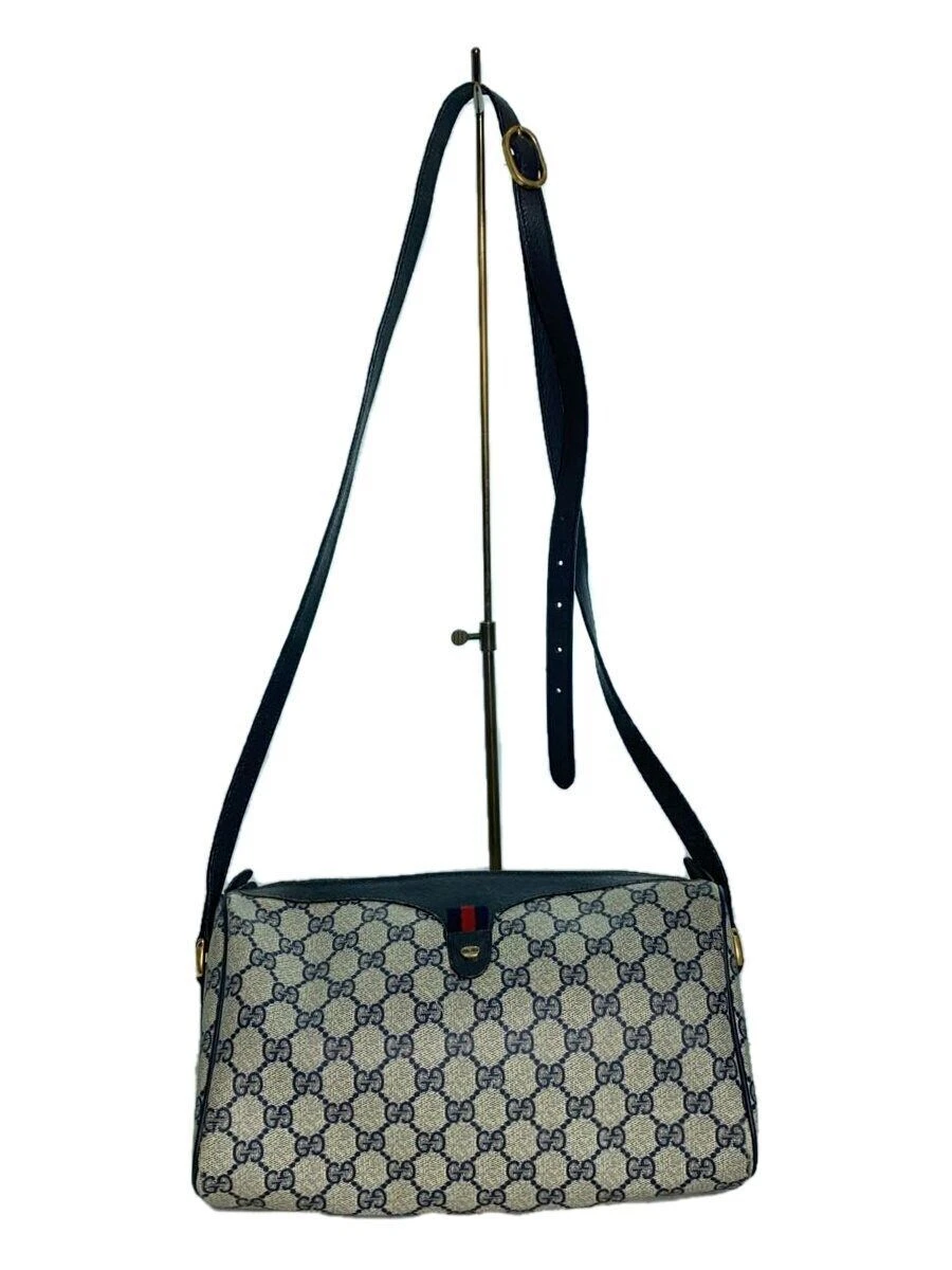 Sac bandoulière GUCCI ANCIEN motif GG PVC bleu marine total 89.02.017 Occasion