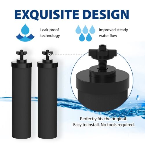 AQUACREST Water Filter, Replacement for Berkey® Gravity Water Filter System, 10P - Picture 2 of 9