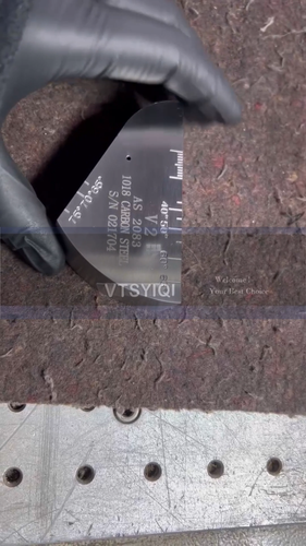 Ultrasonic Flaw Detector Calibration Block with 25MM Thickness 5MM Diameter - Video 1 of 1