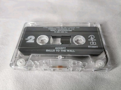 Balls to the Wall by Accept (Cassette, Apr-1986, Legacy Records) Vintage Rock - Afbeelding 4 van 6