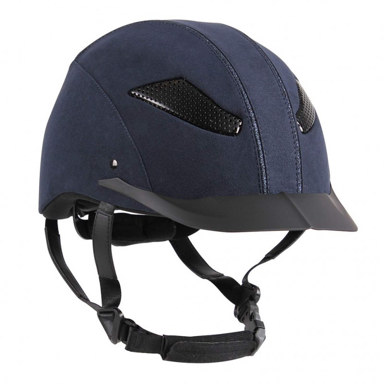 QHP Safety Riding Helmet Attraction VG1 01 040 Wild Faux cuir Bling Stripe QHP Safety Riding Helmet Attraction VG1 01 040 Wild Faux cuir Bling Stripe
