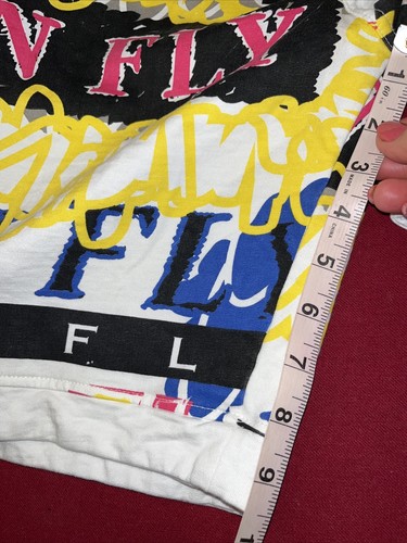 Born Fly SHORTS YOUTH COLORFUL Grafitti Art Stretch Waist 9.5”inseam BEACH Large - Picture 2 of 8