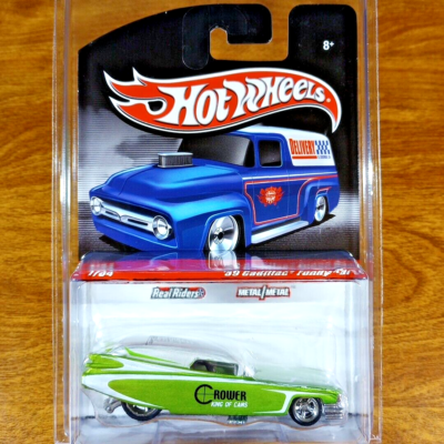 Hot Wheels Delivery Slick Rides '59 Cadillac Funny Car Green