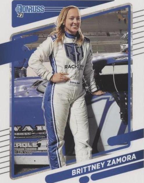 2022 Panini Donruss NASCAR - Brittney Zamora #76 - 1 of 1