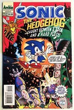 SONIC The HEDGEHOG Comic Book #21 April 1995 First Edition Bagged & Boarded NM