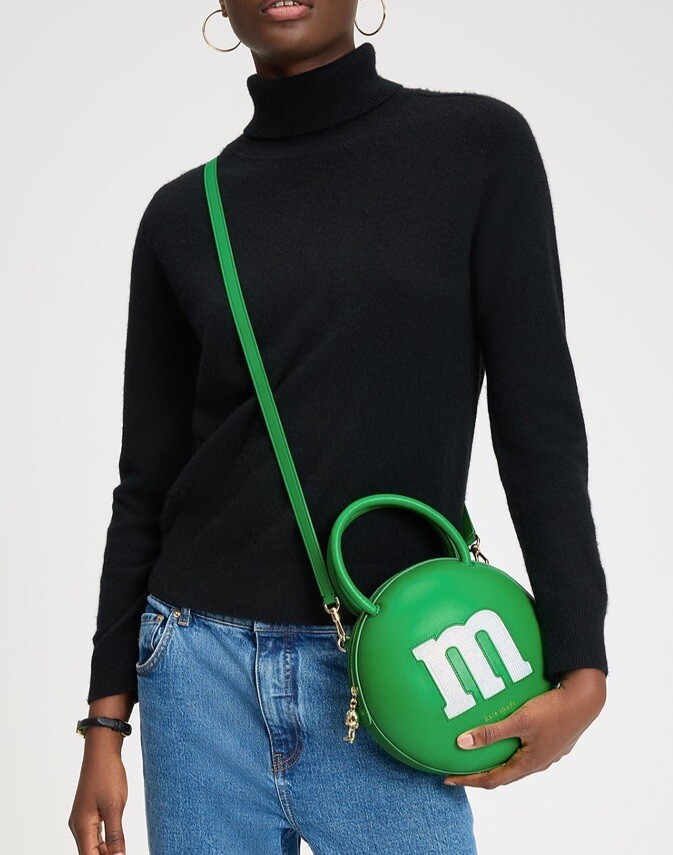 NWT Kate Spade x M&M Embellished 3D Crossbody Bag Green | eBay
