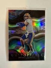 Kenny Pickett 2022  Draft Picks "Unstoppable" Silver Prizm RC #US-KP STEELERS