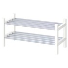 Ikea TJUSIG Shoe rack, white, 79x32x37 cm