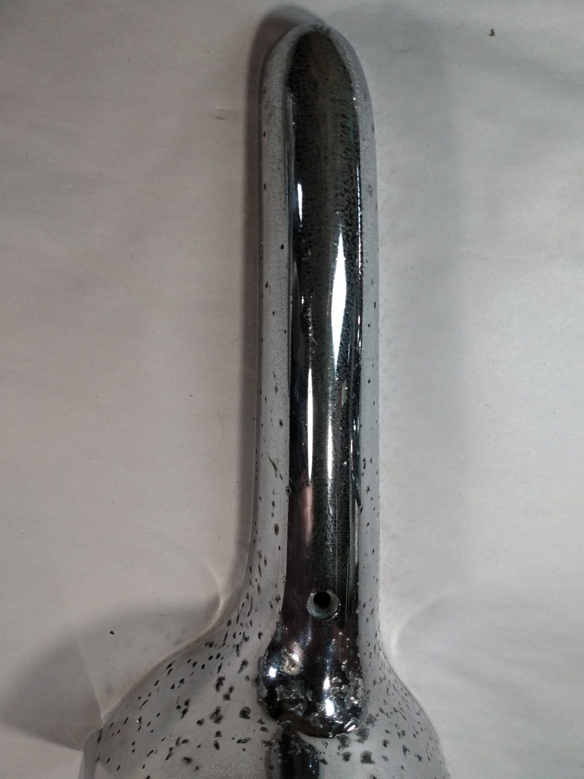 195761 Studebaker Hawks C & K Pair Rear Fender Fin Chrome Caps