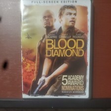Blood Diamond DVD, 2007, Full Frame 