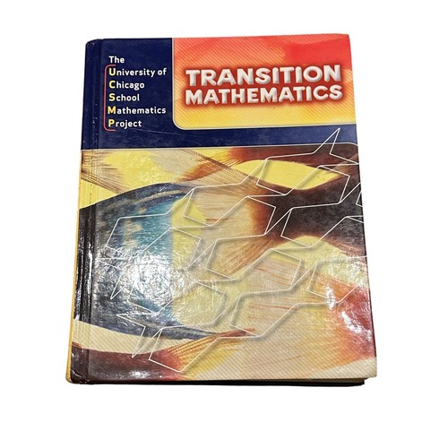 UCSMP Transition Mathematics: Teacher & Student Books, Vol 1 & 2 Chapters 7-12 - Picture 6 of 19