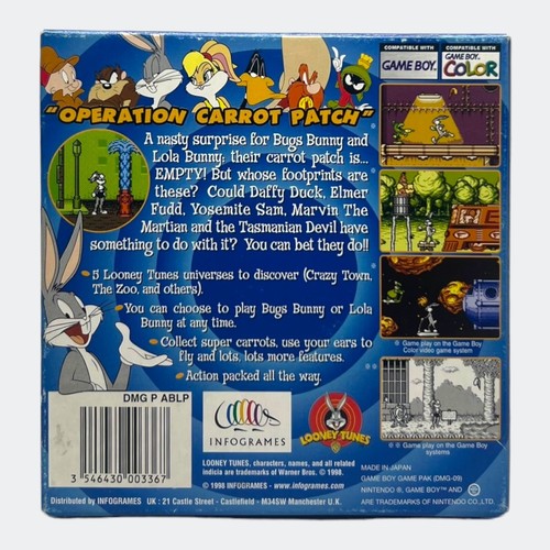 Bugs Bunny & Lola Bunny Operation Carrot Patch Game Boy Color Boxed - GBC Game - Picture 4 of 24