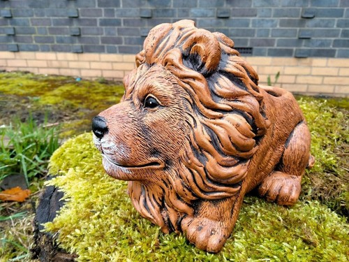 Animal Shaped Cement Planter Home Garden Décor Ornament Flower Herb Container - Picture 14 of 36